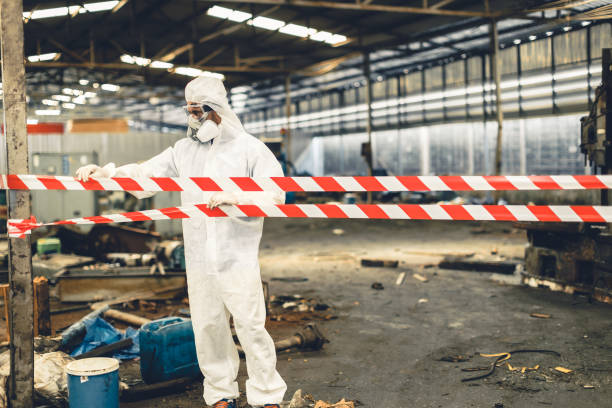 Professional Drug Lab Cleanup technician working in South Portland, ME